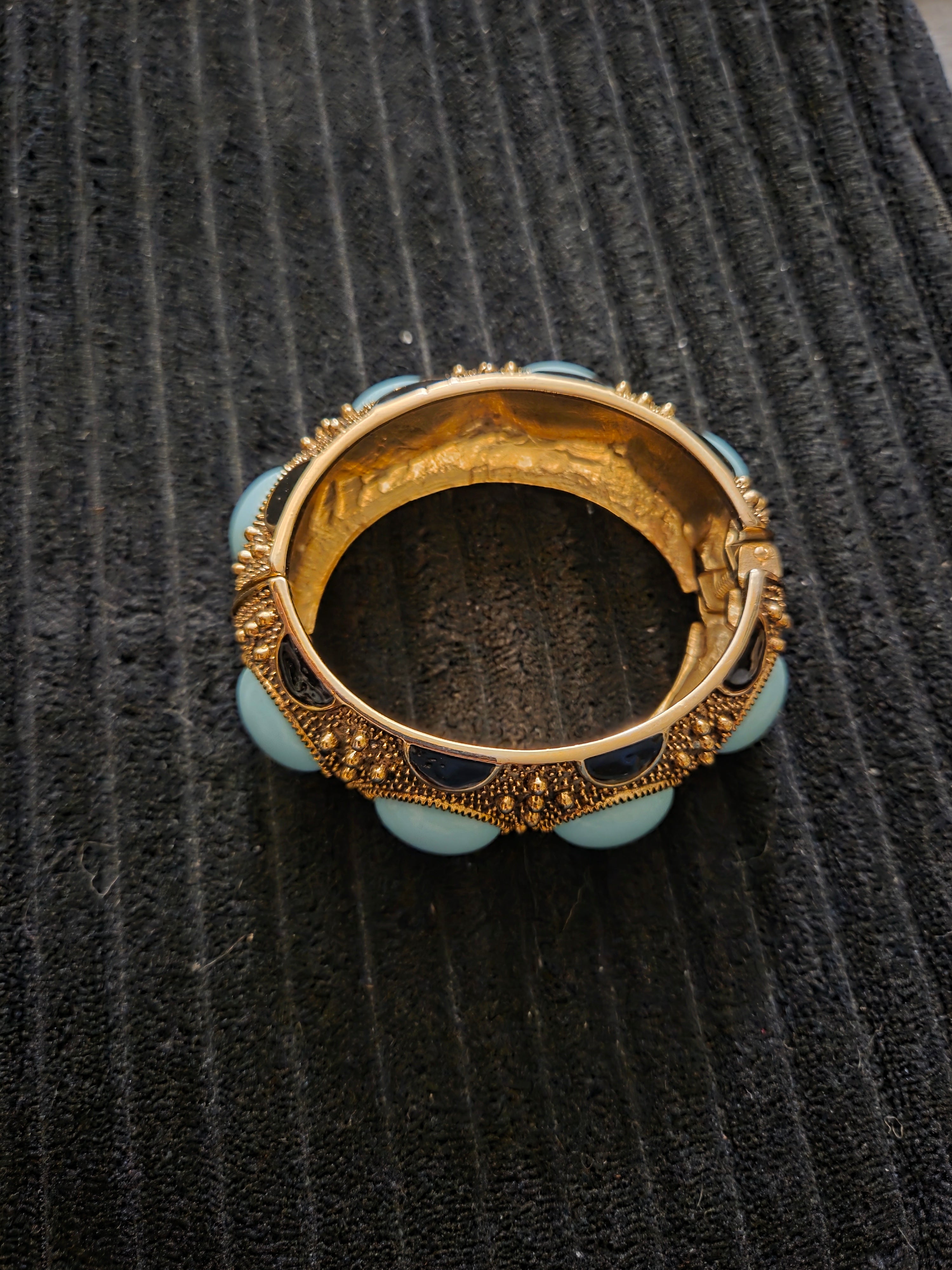 Vintage Wide Etruscan Bracelet